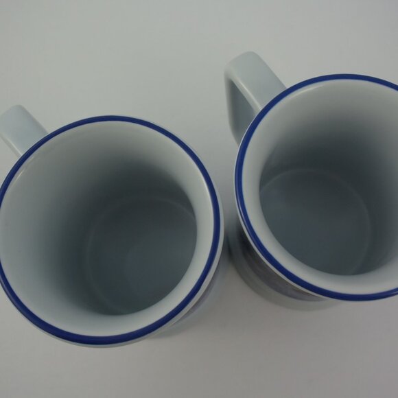 Pair of Polar Express Mugs, Heavy Ceramic, Embossed Design, LIKE NEW Condition - Picture 5 of 10